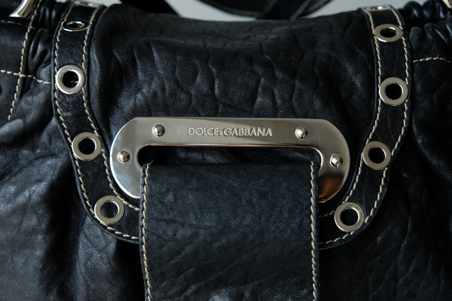 Dolce & Gabbana Black Satchel Handbag