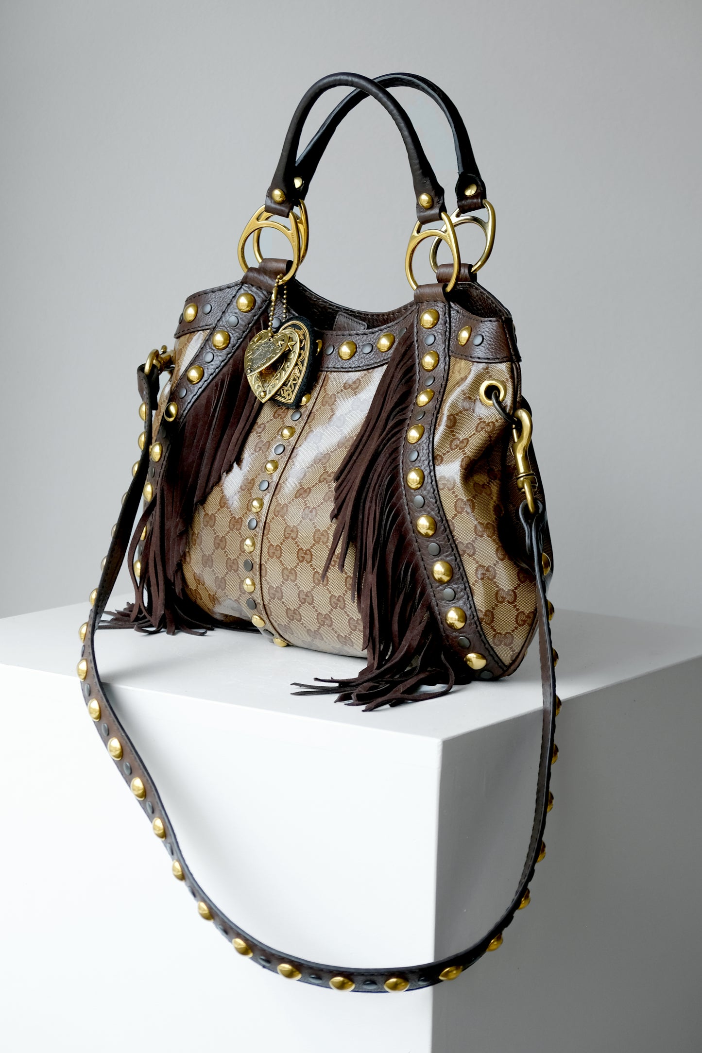 Gucci Babouska Hysteria Leather Handbag
