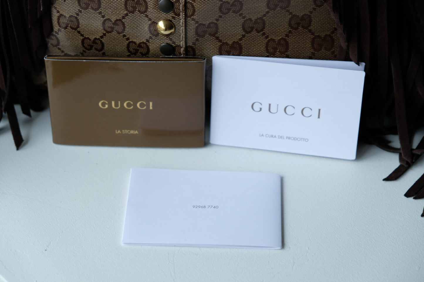 Gucci Babouska Hysteria Leather Handbag