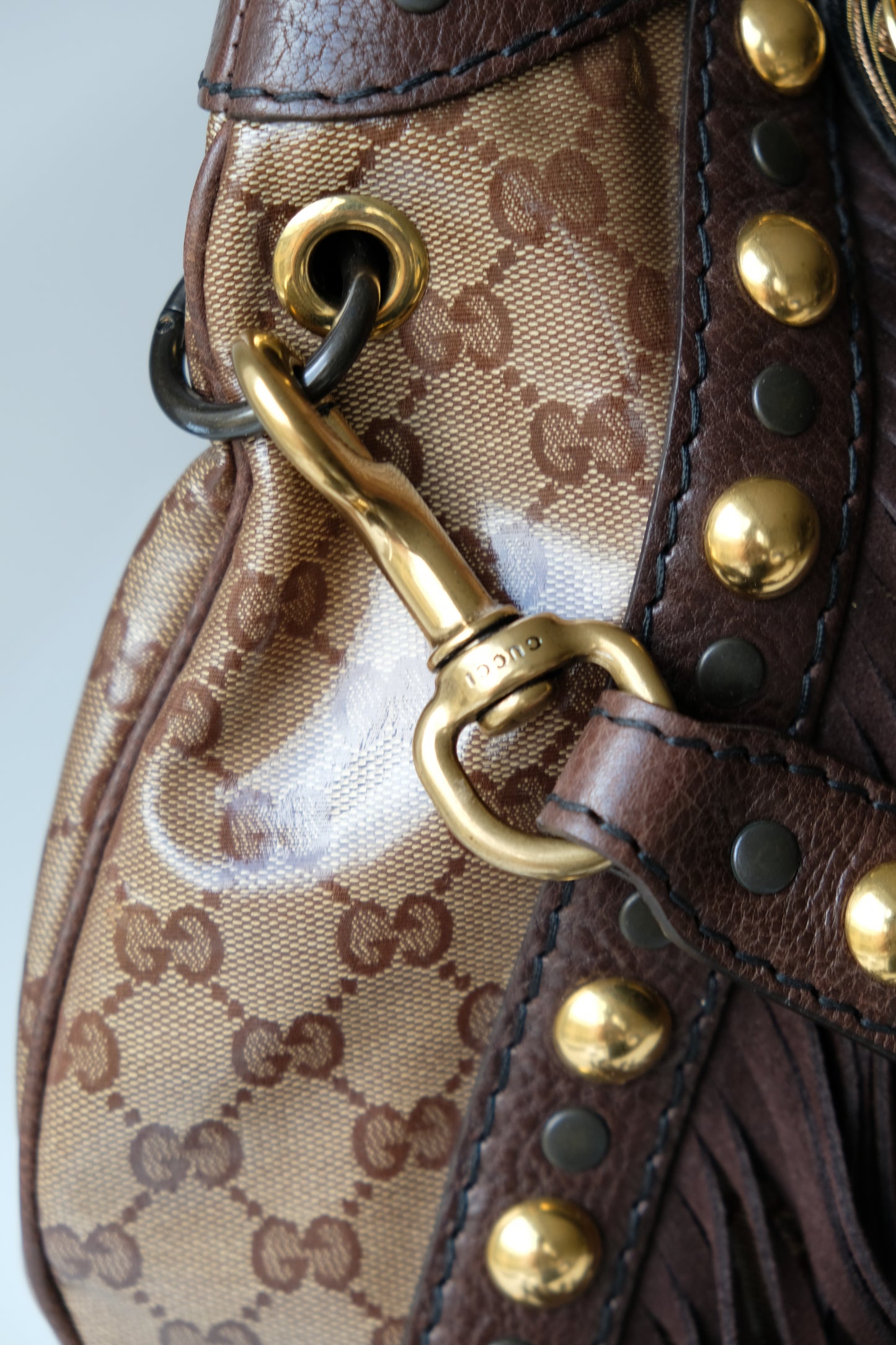 Gucci Babouska Hysteria Leather Handbag