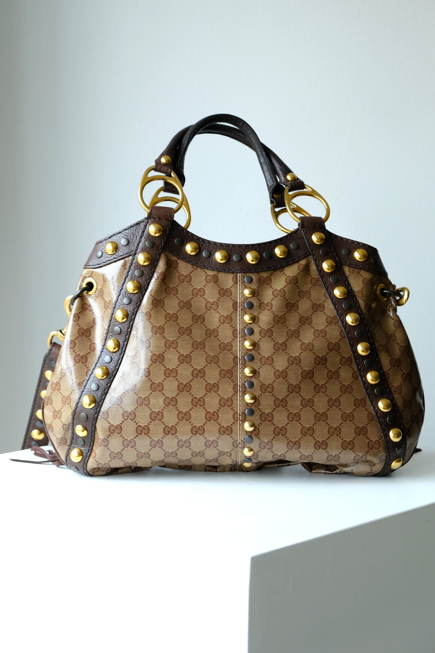 Gucci Babouska Hysteria Leather Handbag