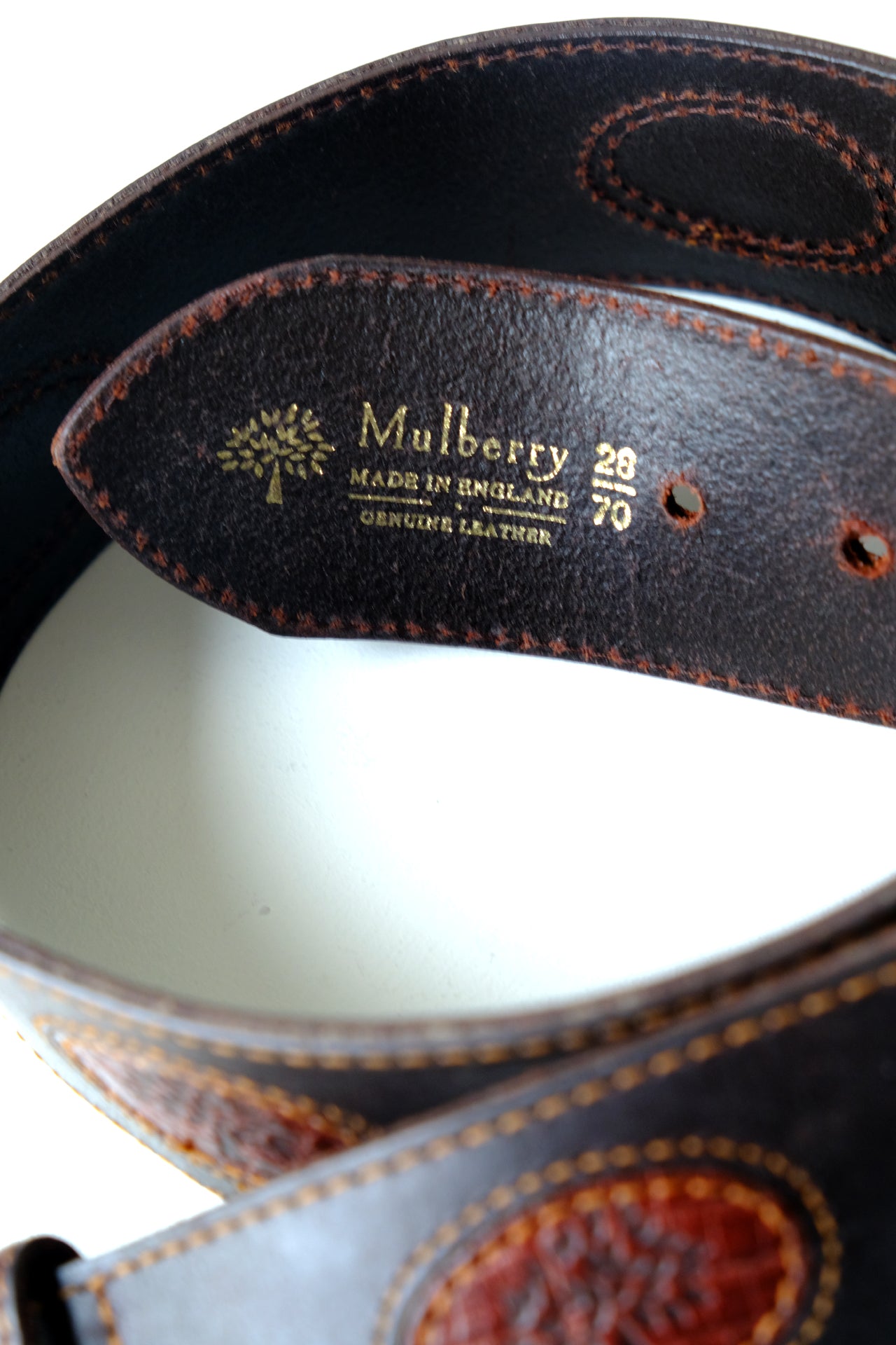 Mulberry Leather Belt