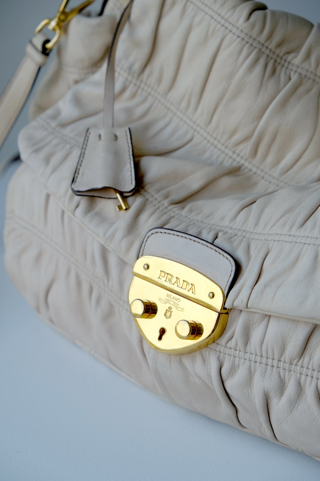 Prada Pink Nappa Gaufre Satchel