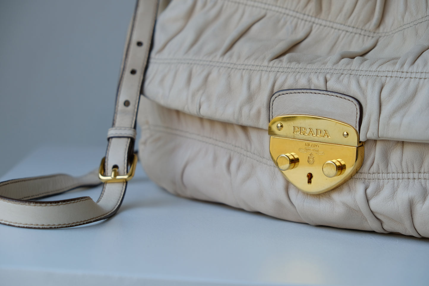Prada Pink Nappa Gaufre Satchel