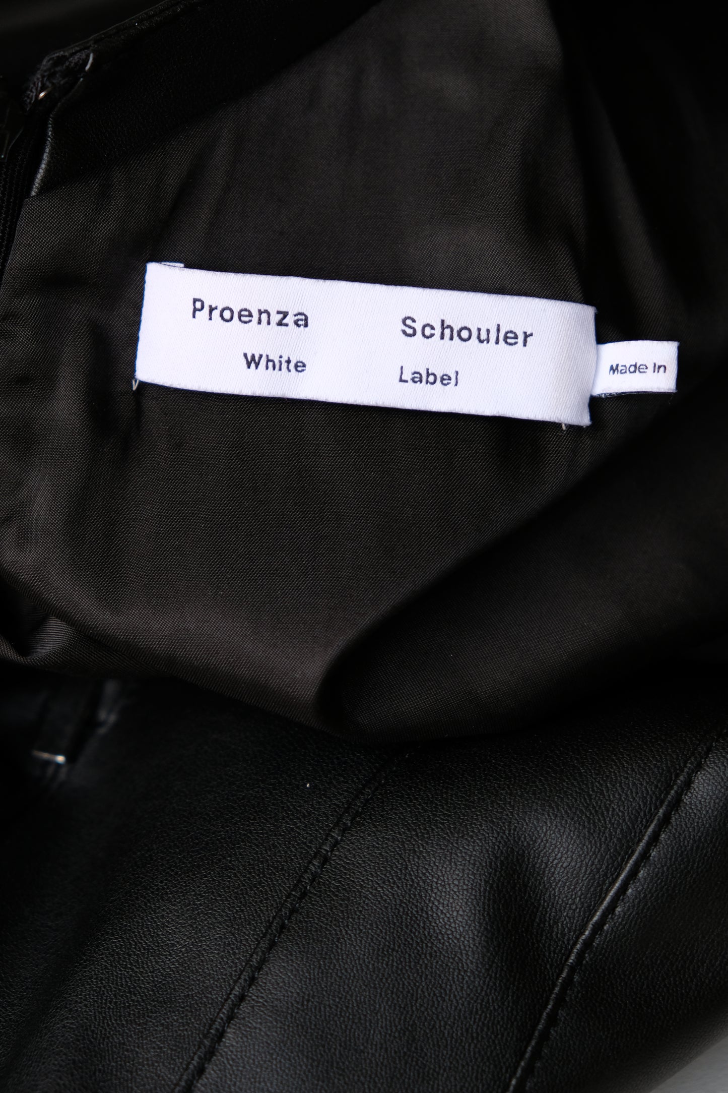 Proenza Schouler Faux Leather Dress