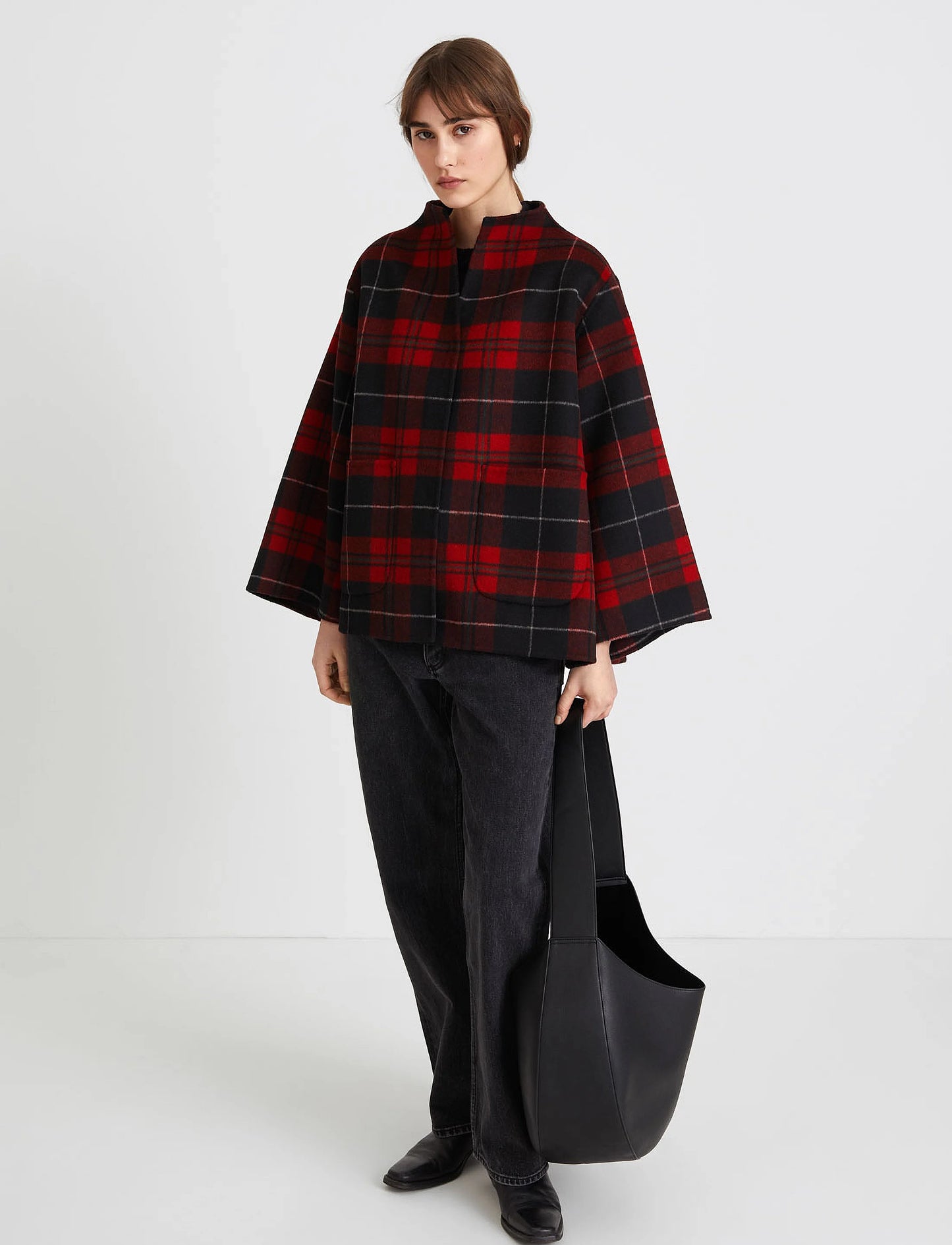 Stylein Tritsis Checked Jacket & Scarf
