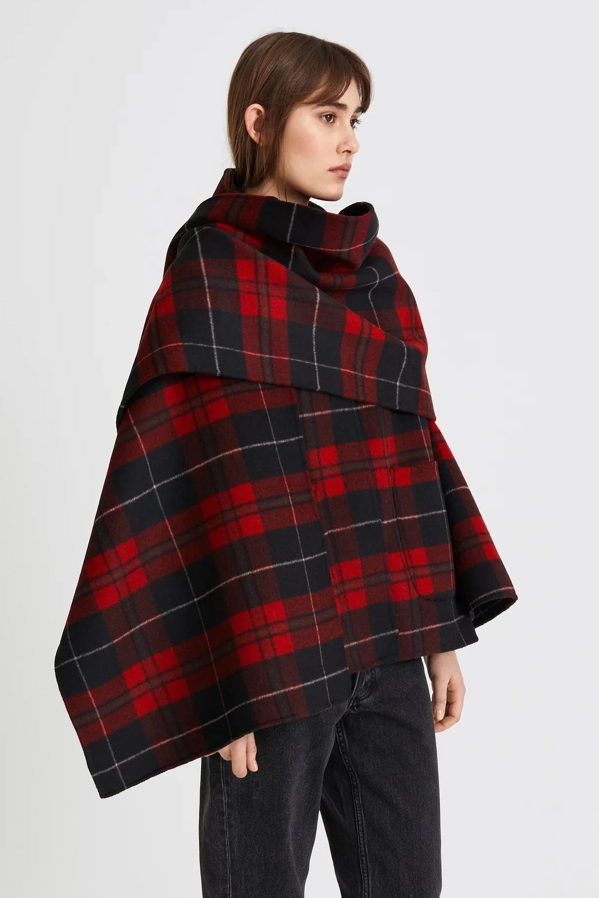 Stylein Tritsis Checked Jacket & Scarf