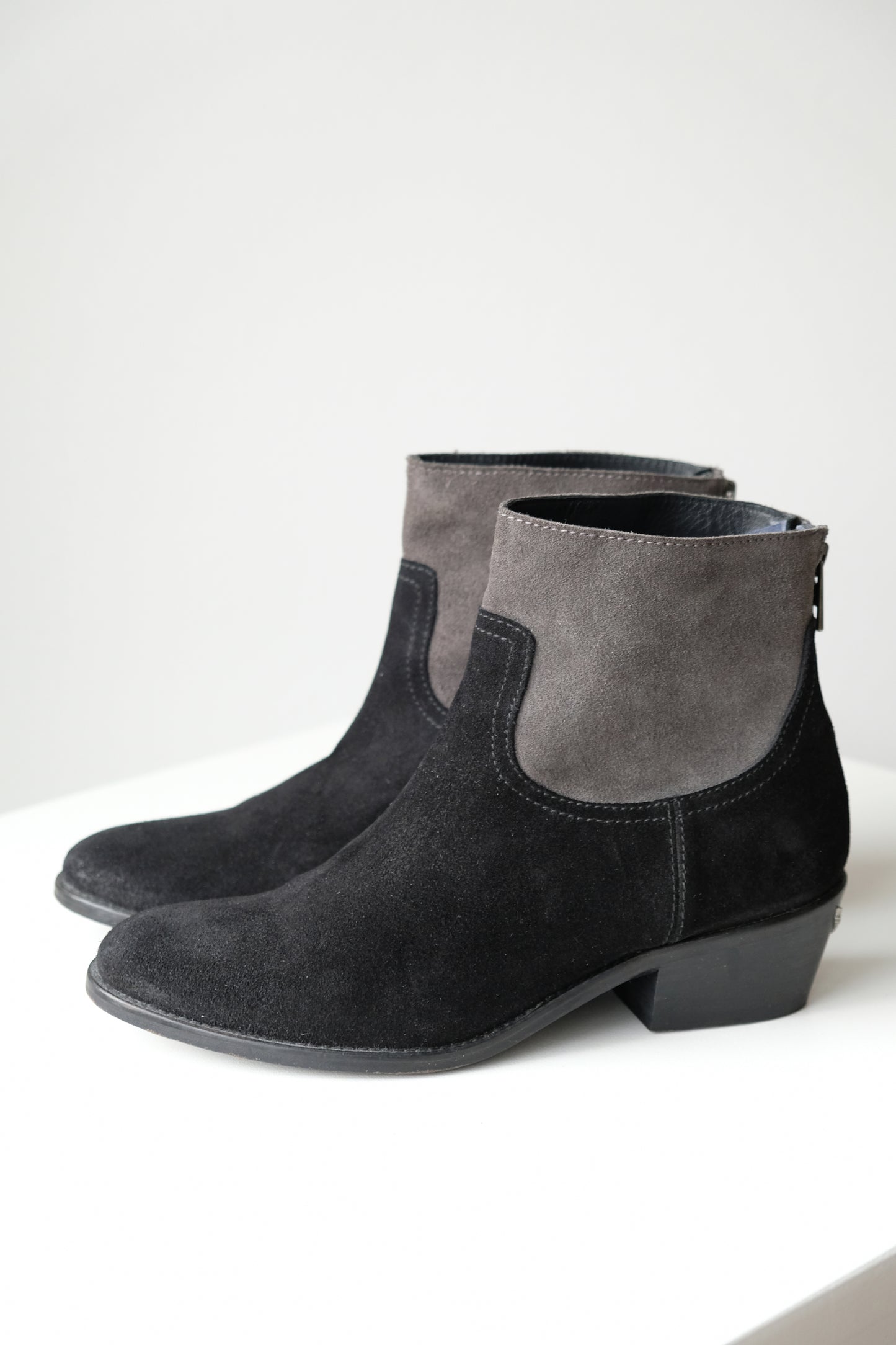 Zadig & Voltaire Black Suede Ankle Boots