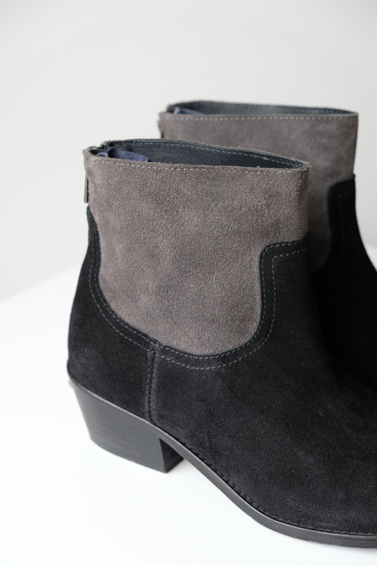 Zadig & Voltaire Black Suede Ankle Boots