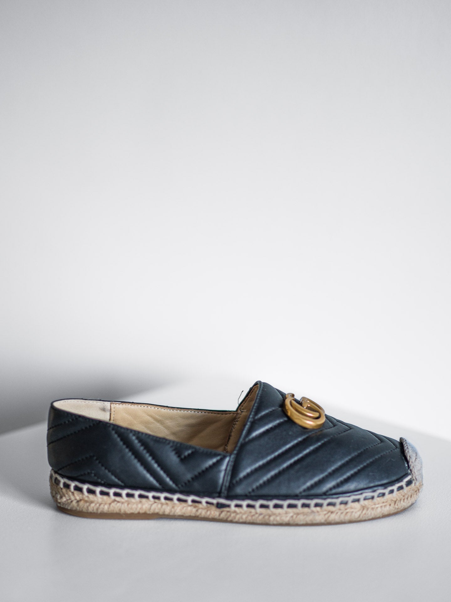 Gucci Nappa Matelasse GG Marmont Espadrilles