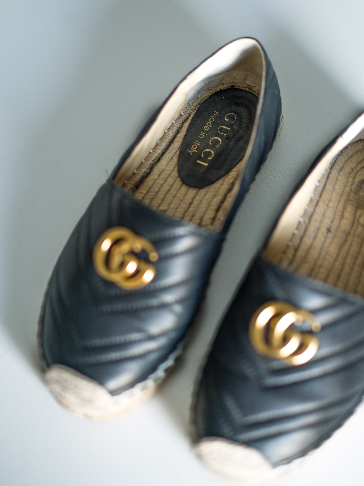 Gucci Nappa Matelasse GG Marmont Espadrilles