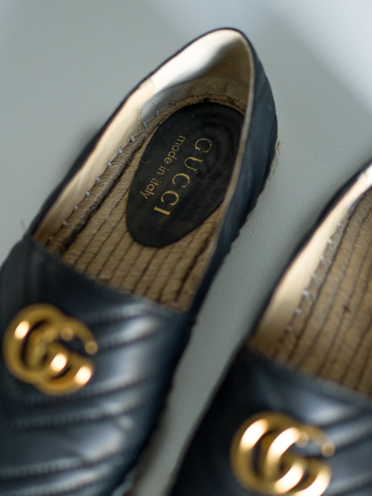 Gucci Nappa Matelasse GG Marmont Espadrilles