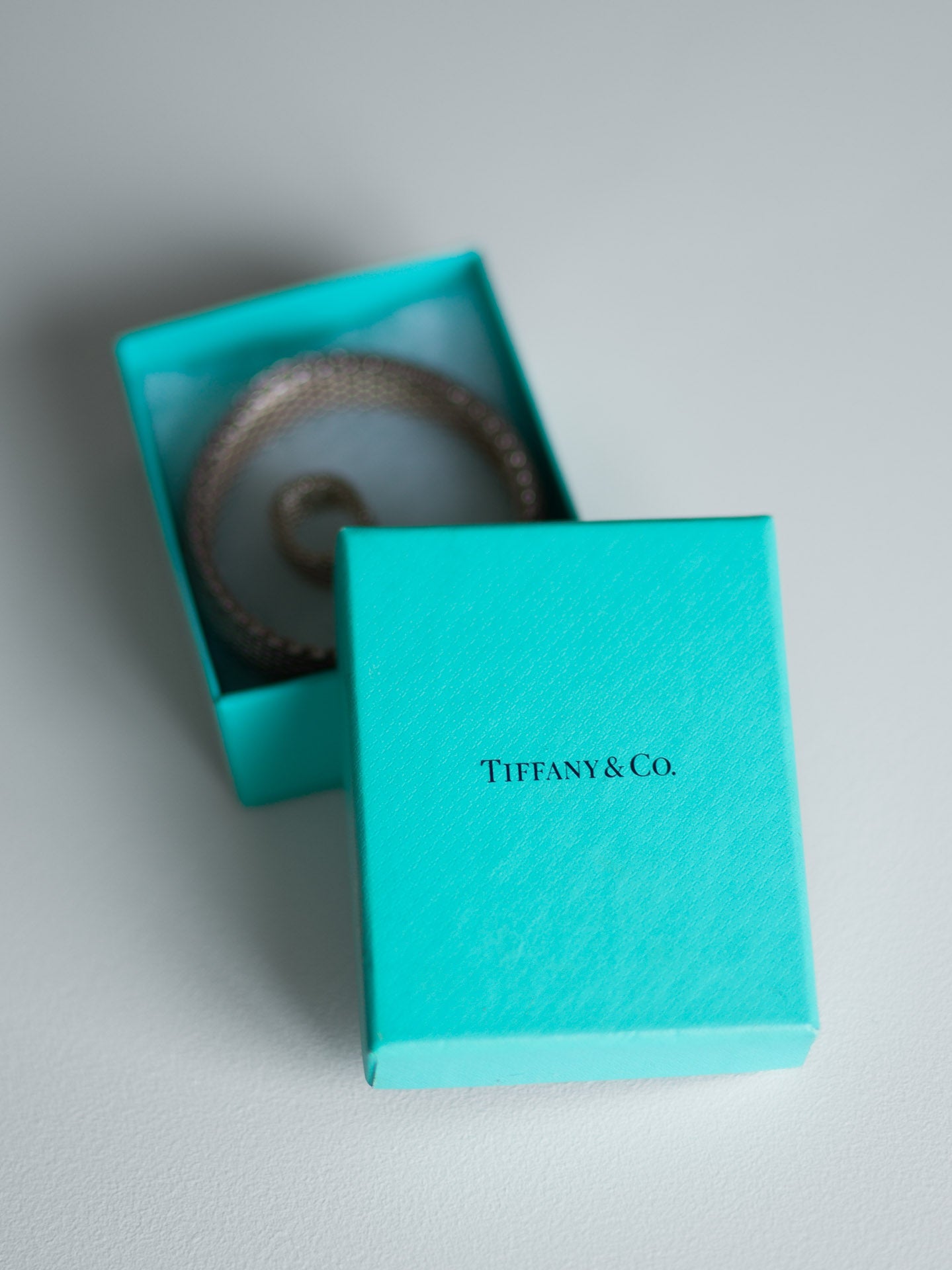 Tiffany & Co. Somerset Mesh Armband & Ring set