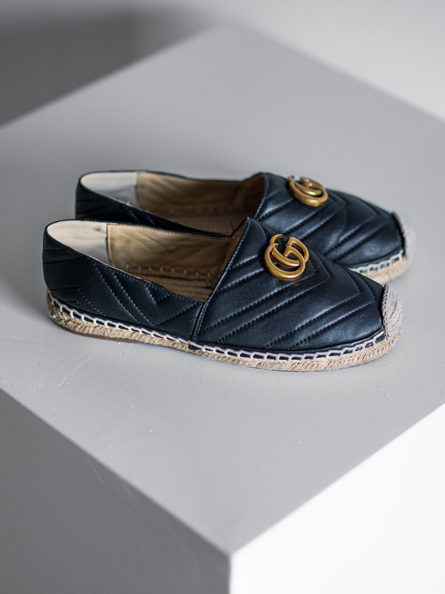 Gucci Nappa Matelasse GG Marmont Espadrilles