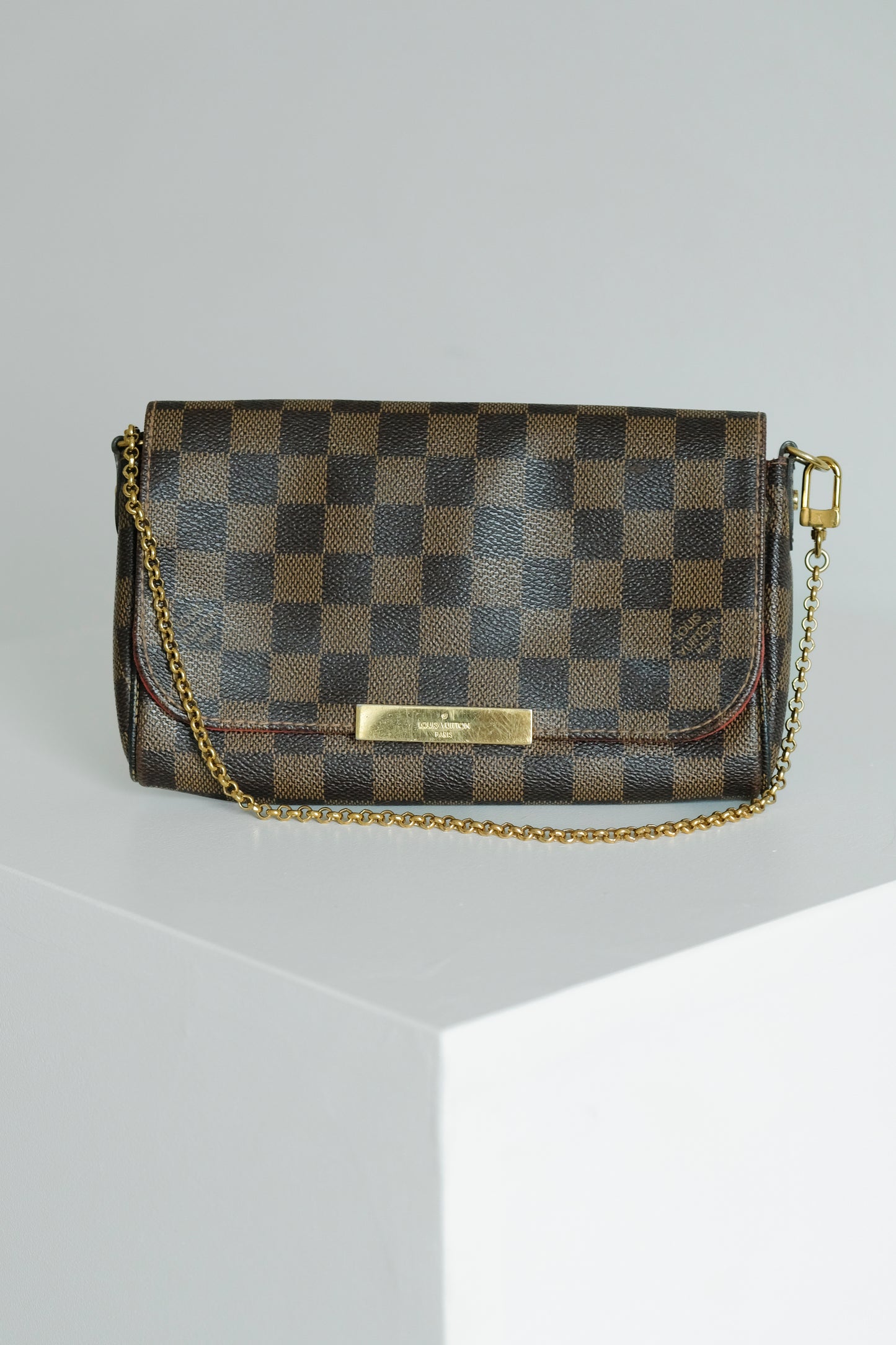 Louis Vuitton Damier Favorit MM Brun