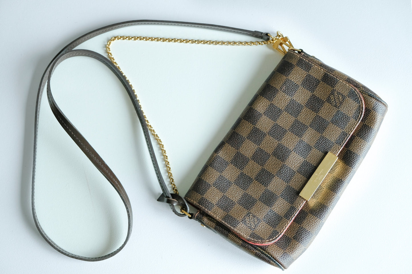 Louis Vuitton Damier Favorit MM Brun