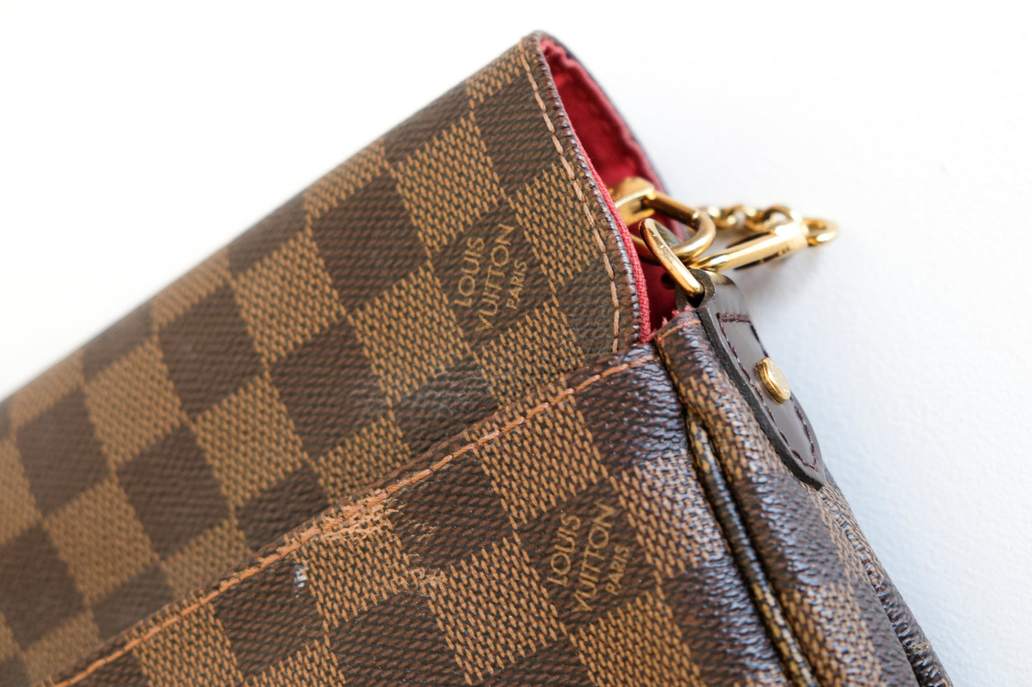 Louis Vuitton Damier Favorit MM Brun