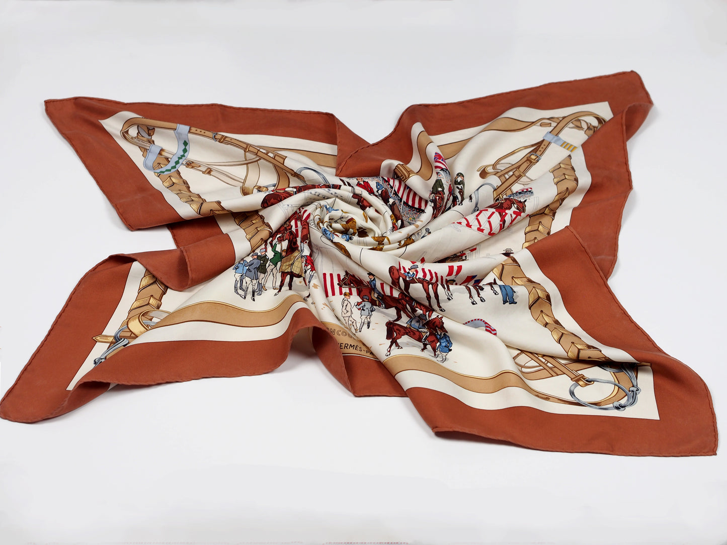 Hermes Scarf - Concours Hippoque 1998