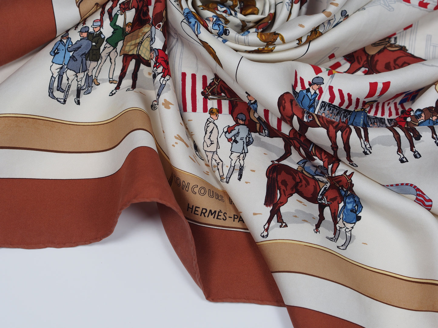 Hermes Scarf - Concours Hippoque 1998