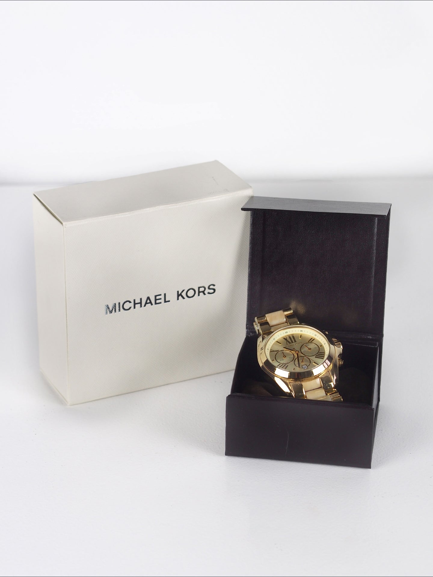 Michael Kors Bradshaw Watch MK5722 Gold and Horn