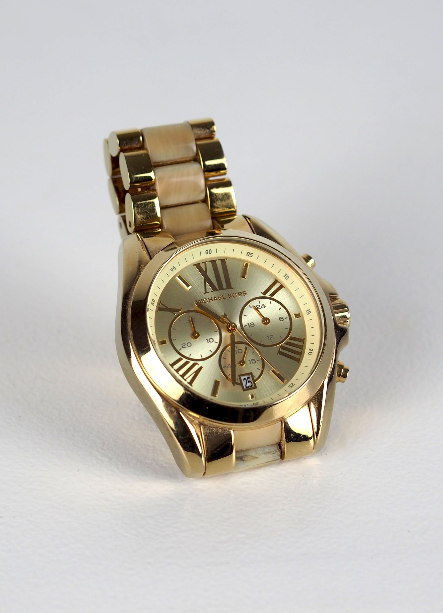 Michael Kors Bradshaw Watch MK5722 Gold and Horn