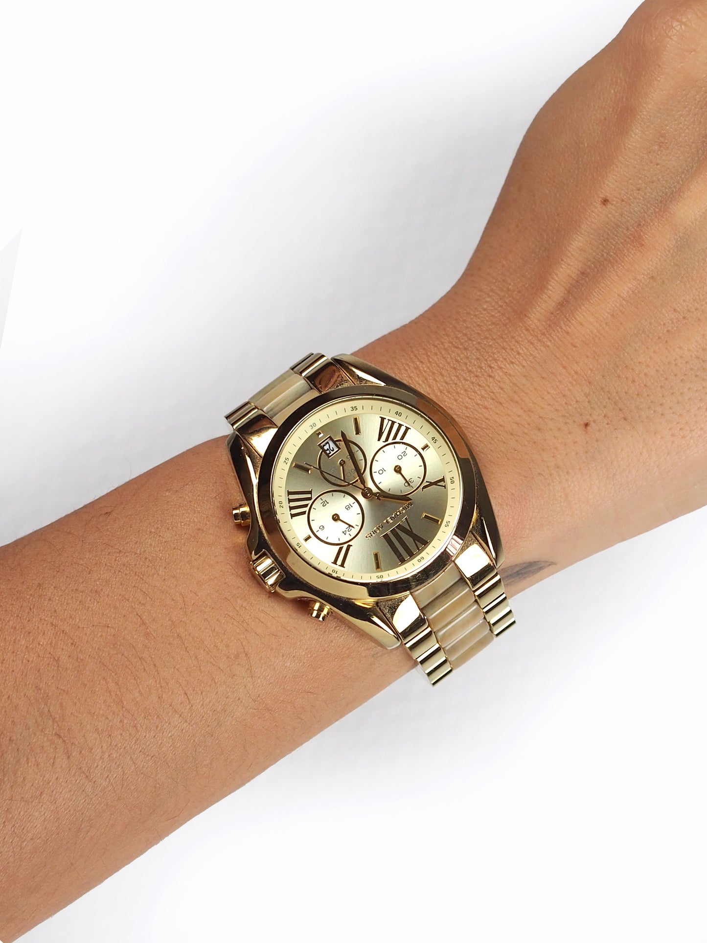 Michael Kors Bradshaw Watch MK5722 Gold and Horn