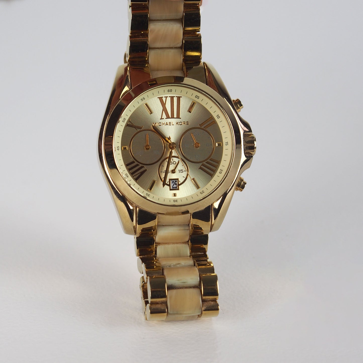 Michael Kors Bradshaw Watch MK5722 Gold and Horn